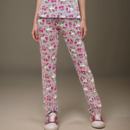 شلوار راحتی طرح دار کد 0-1-144 سایز L #