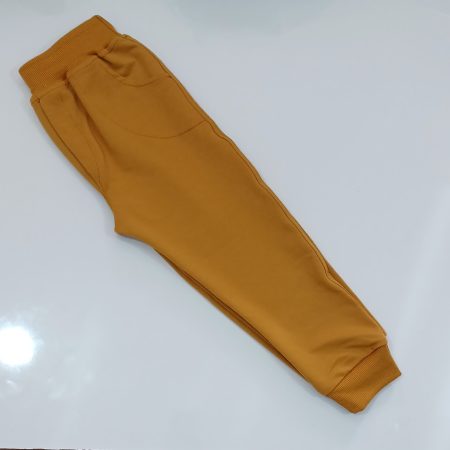 شلوار کودک کد 1-163 سایز 60 خردلی #