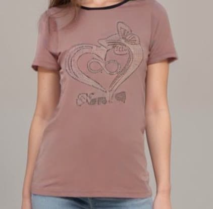 تیشرت نگین دار کد180 سایز L #