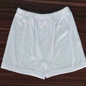 شورت پادار سفید کد 106 سایز XL #